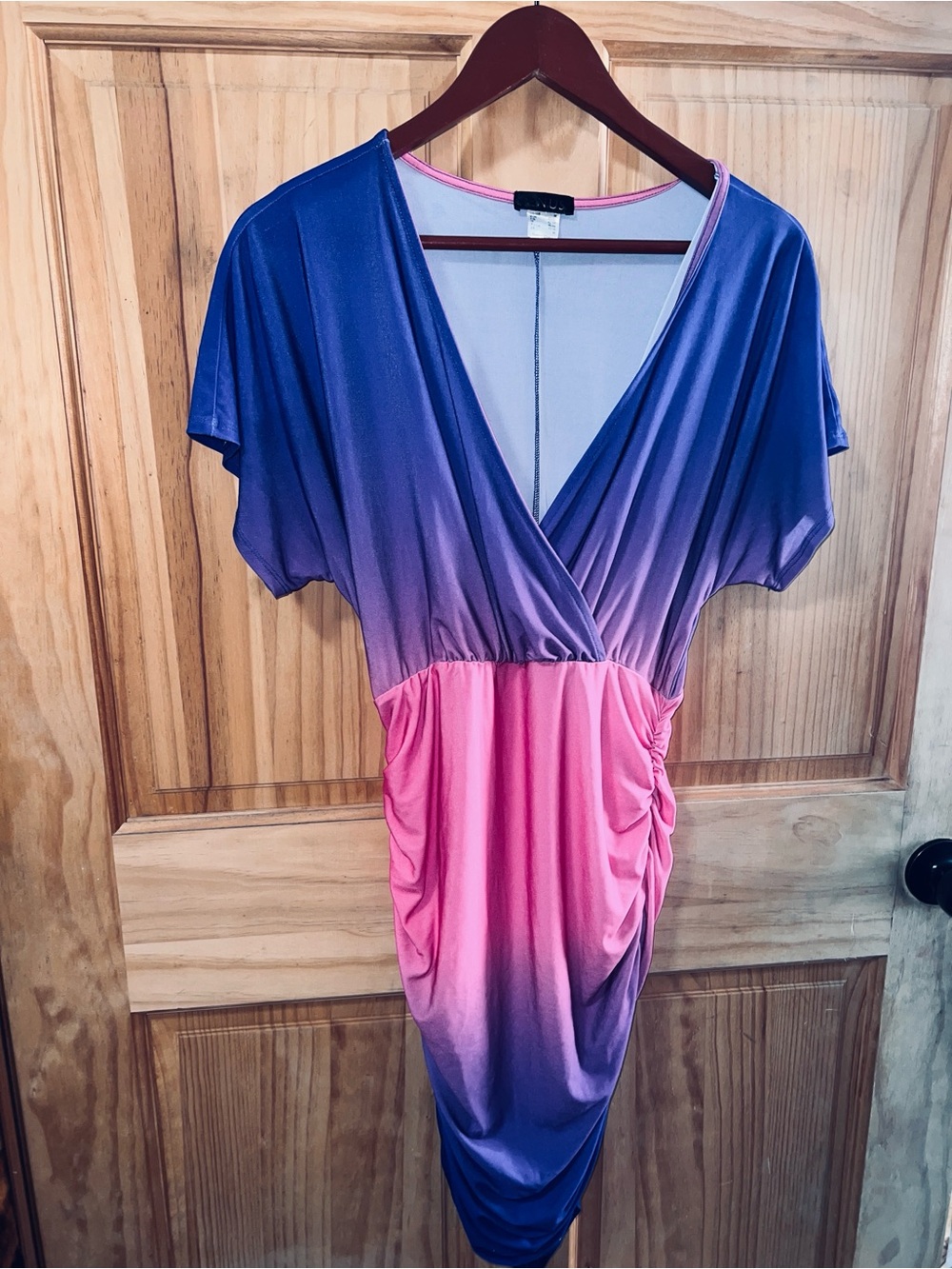 VENUS Purple to Pink Ombre Maxi Dress